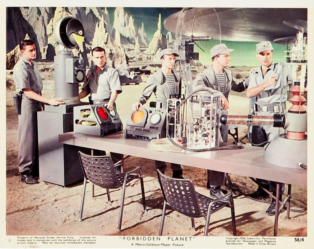 Il pianeta proibito - Forbidden planet 1956 lobby card