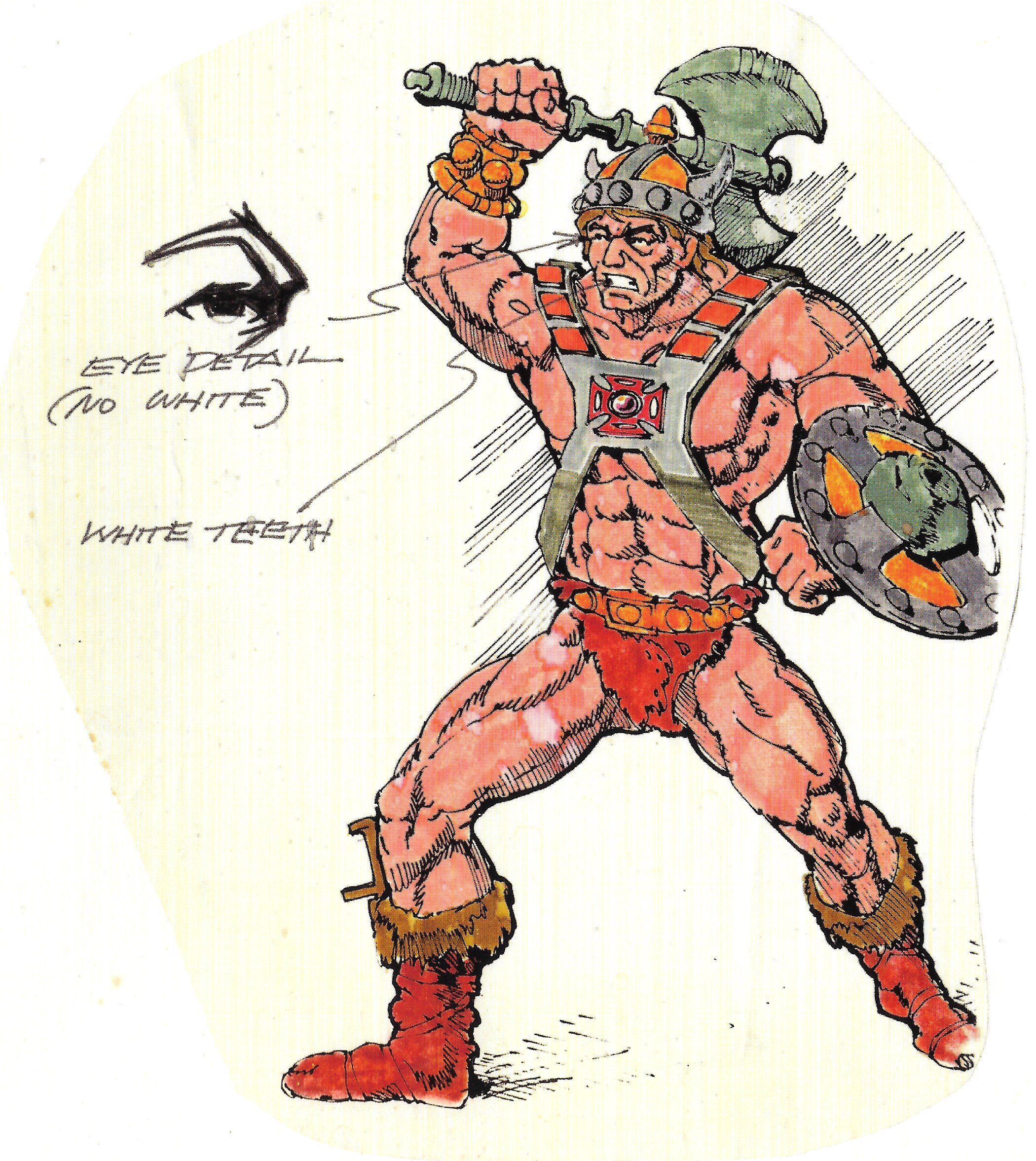 He-Man e i dominatori dell'universo (1983–1985) prototipo concept