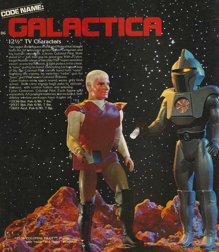 1978 Mattel Battlestar Galactica Catalog toys giocattoli 2