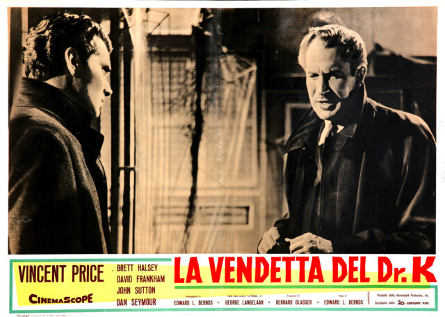 La Vendetta del Dottor K. (1959) con Vincent Price