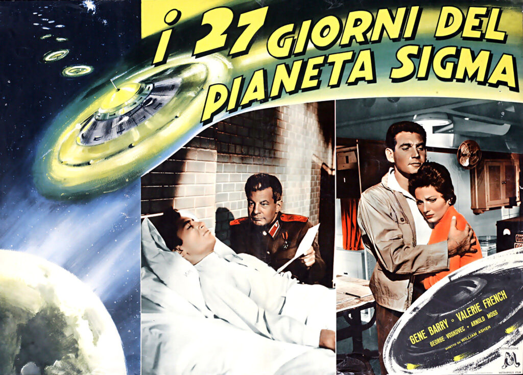 Fotobusta I 27 GIORNI DEL PIANETA SIGMA 1957 Poster